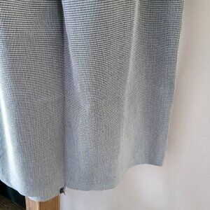 Vintage Black & White Gingham Pencil Skirt (Size 8P)